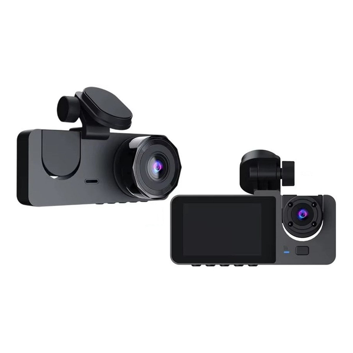 Cámara de coche doble 1080p: cámara delantera y cámara interior con pantalla